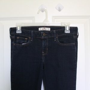 Hollister High Waisted Dark Wash Skinny Jeans